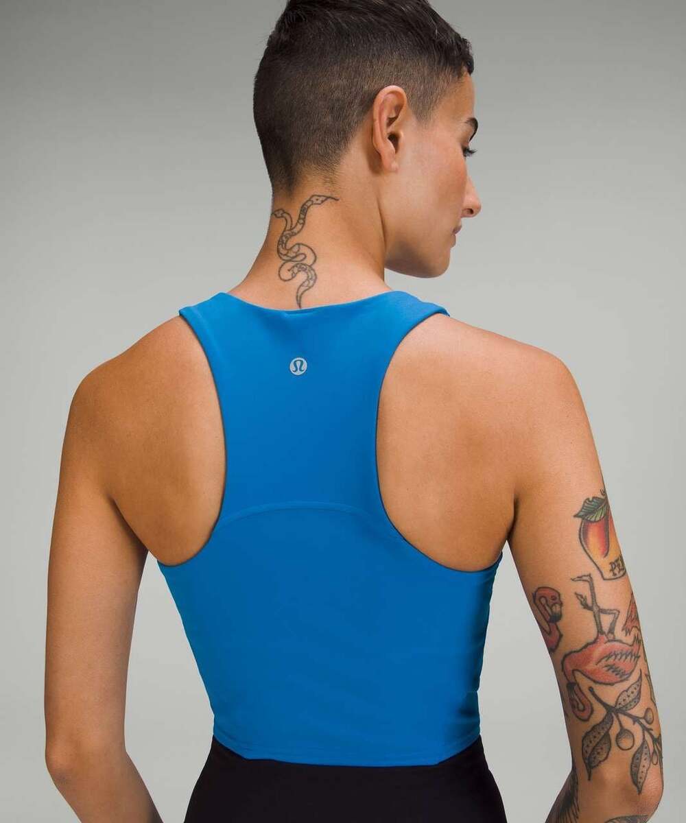 Lululemon Invigorate Train Tank Top Size 6 Poolside